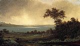 Martin Johnson Heade Famous Paintings - Rhode Island Landscape
